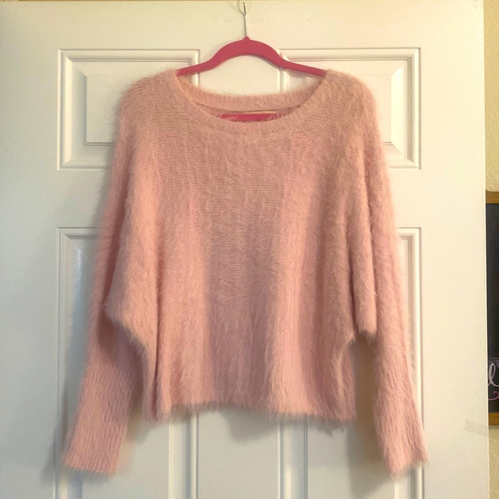 Jessica Simpson baby pink soft pullover sweater